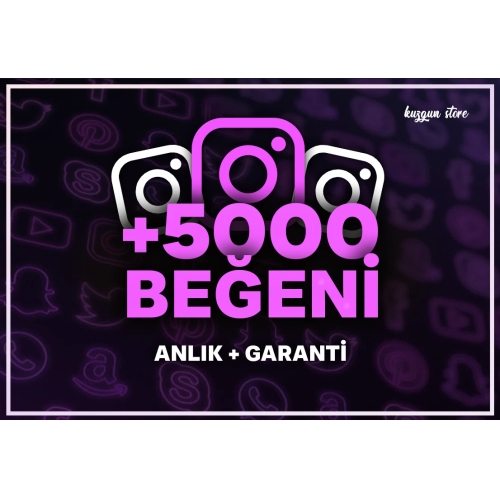  +5000 Instagram Gerçek Kaliteli Beğeni